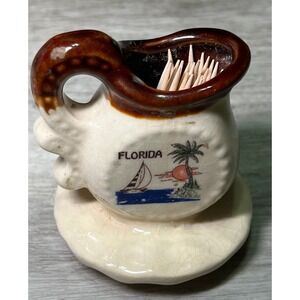 Vintage toothpick holder‎ Florida